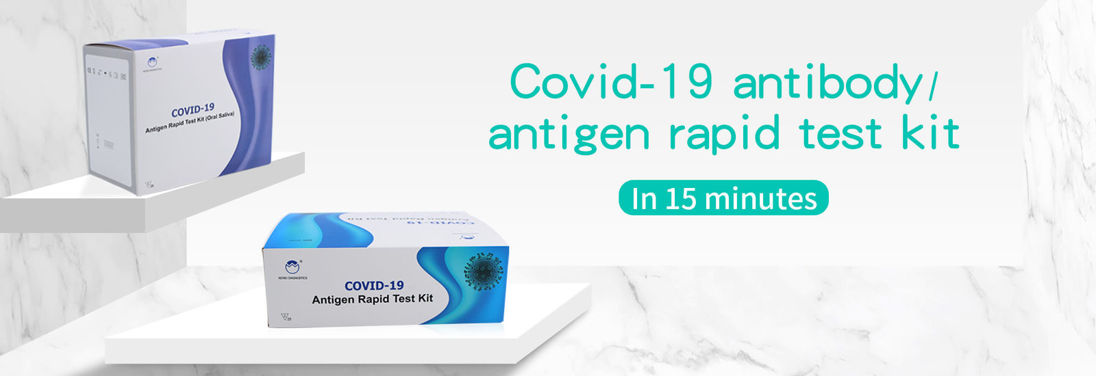 Corredo rapido della prova dell'antigene Covid-19